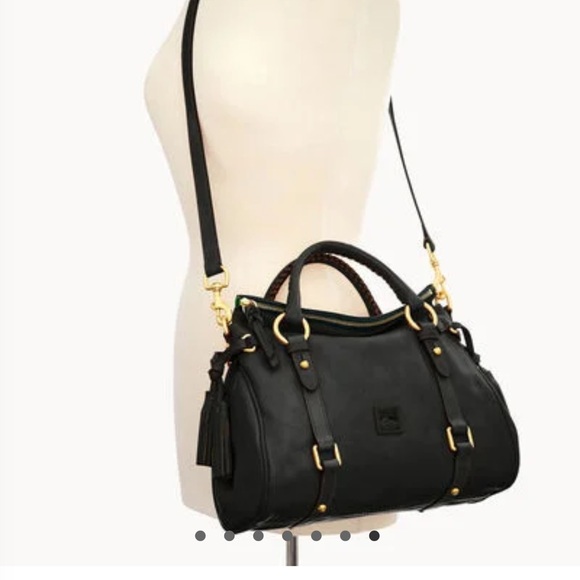 Dooney & Bourke Black Leather Shoulder Bag - Picture 13 of 13